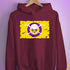 Intersex Pride Pirate Flag Hoodie - Maroon